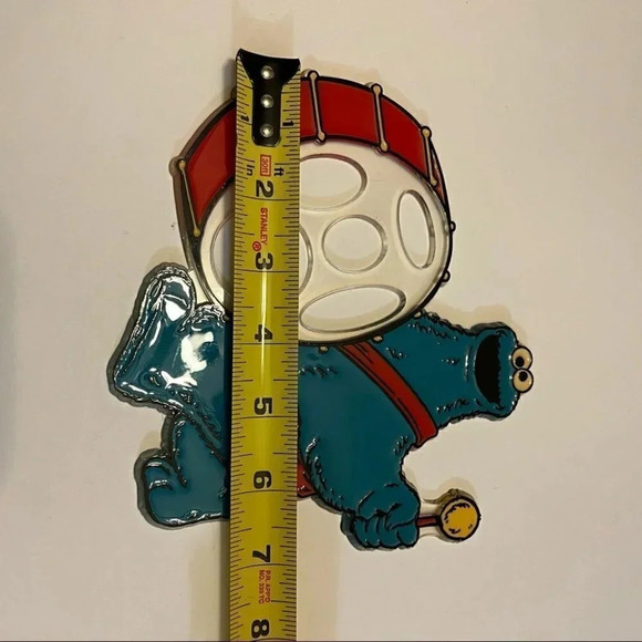 COOKIE MONSTER Vintage Stencil Applause Drummer - Picture 6 of 7